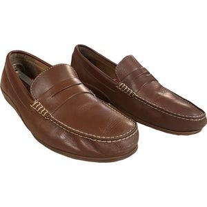 Florsheim Driver men’s oval penny loafers size 9.5 M Cognac